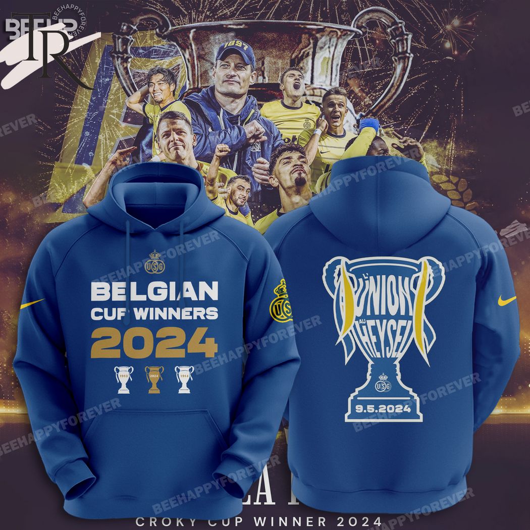 Union Saint-Gilloise Belgian Cup Winner 2024 Hoodie - Navy