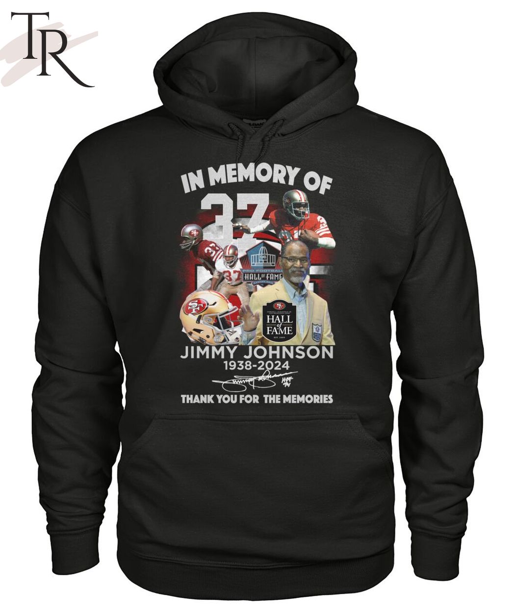 In Memory Of Jimmy Johnson 1938-2024 Thank You For The Memories T-Shirt