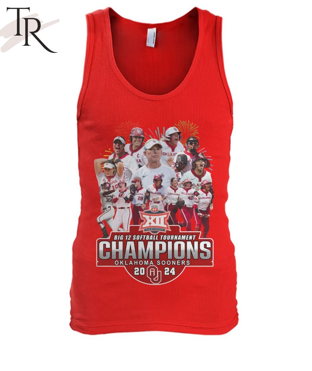 Oklahoma Sooners Big 12 Softball Tournament Champions 2024 T-Shirt