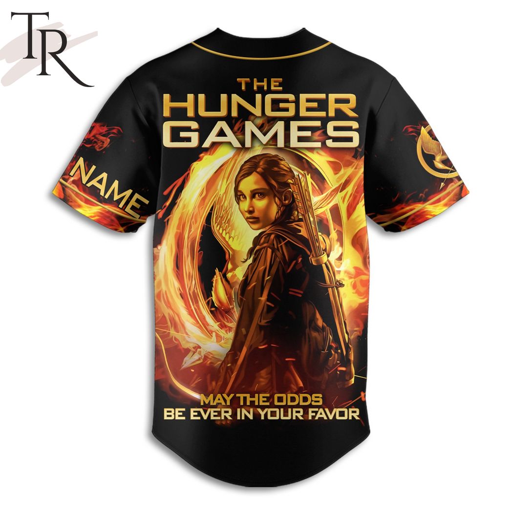 The Hunger Games May The Odds Be Ever In Your Favor Custom Baseball Jersey