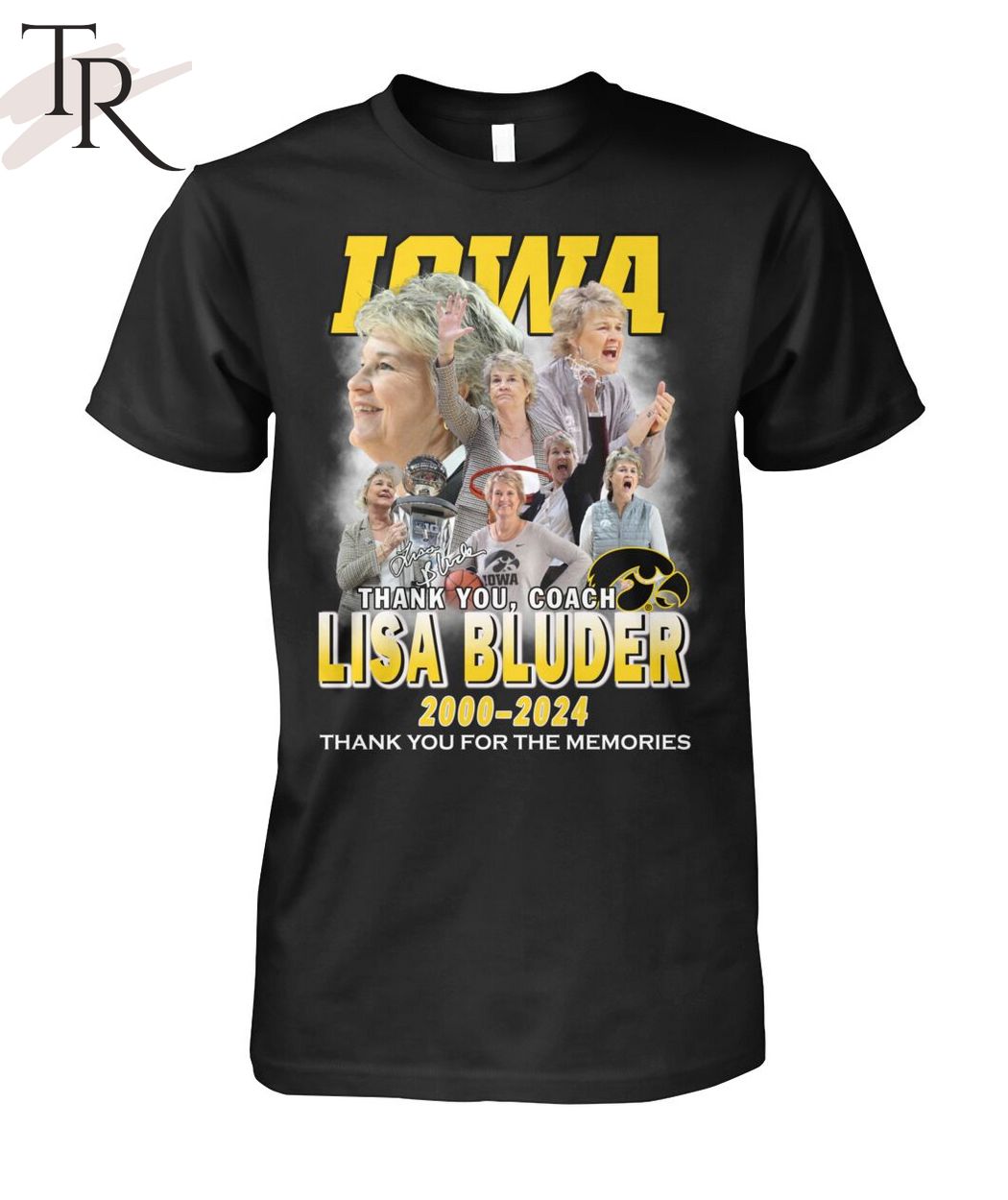 Iowa Thank You, Coach Lisa Bluder 2000-2024 Thank You For The Memories T-Shirt