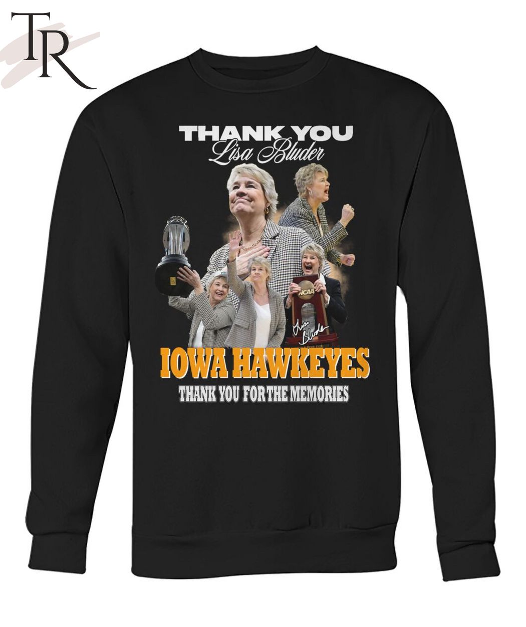 Thank You Lisa Bluder Iowa Hawkeyes Thank You For The Memories T-Shirt