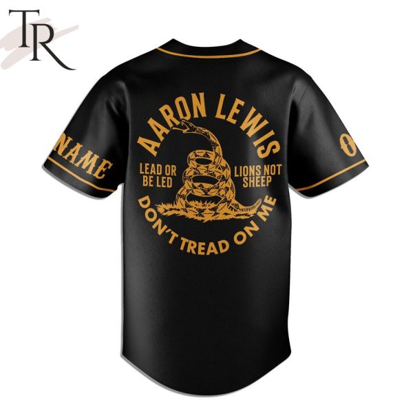 Don’t Treat On Me Aaron Lews Custom Baseball Jersey