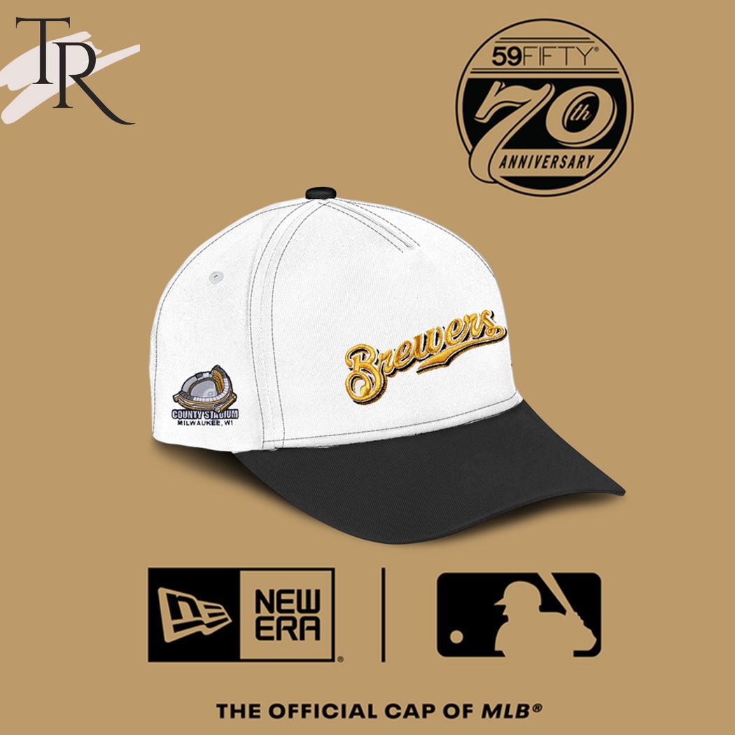 70th Anniversary 59FIFTY Fitted Milwaukee Brewers Cap