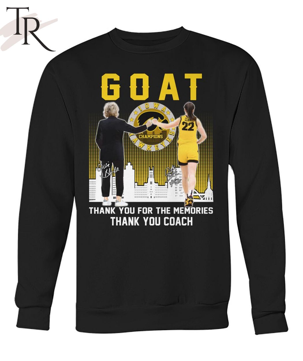 GOAT Lisa Bluder Thank You For The Memories Thank You Coach T-Shirt