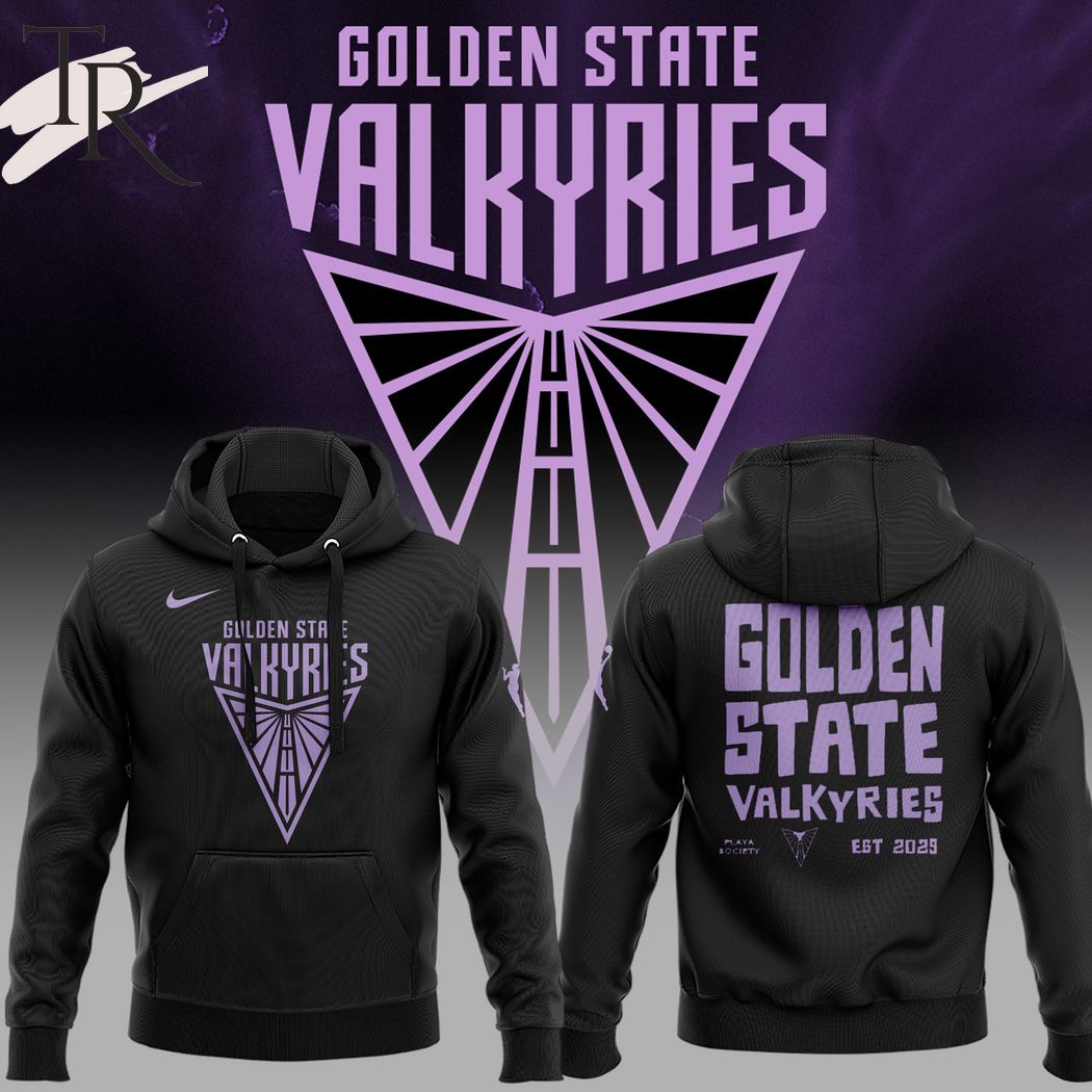 Golden State Valkyries WNBA Playa Society Est 2025 Hoodie - Black