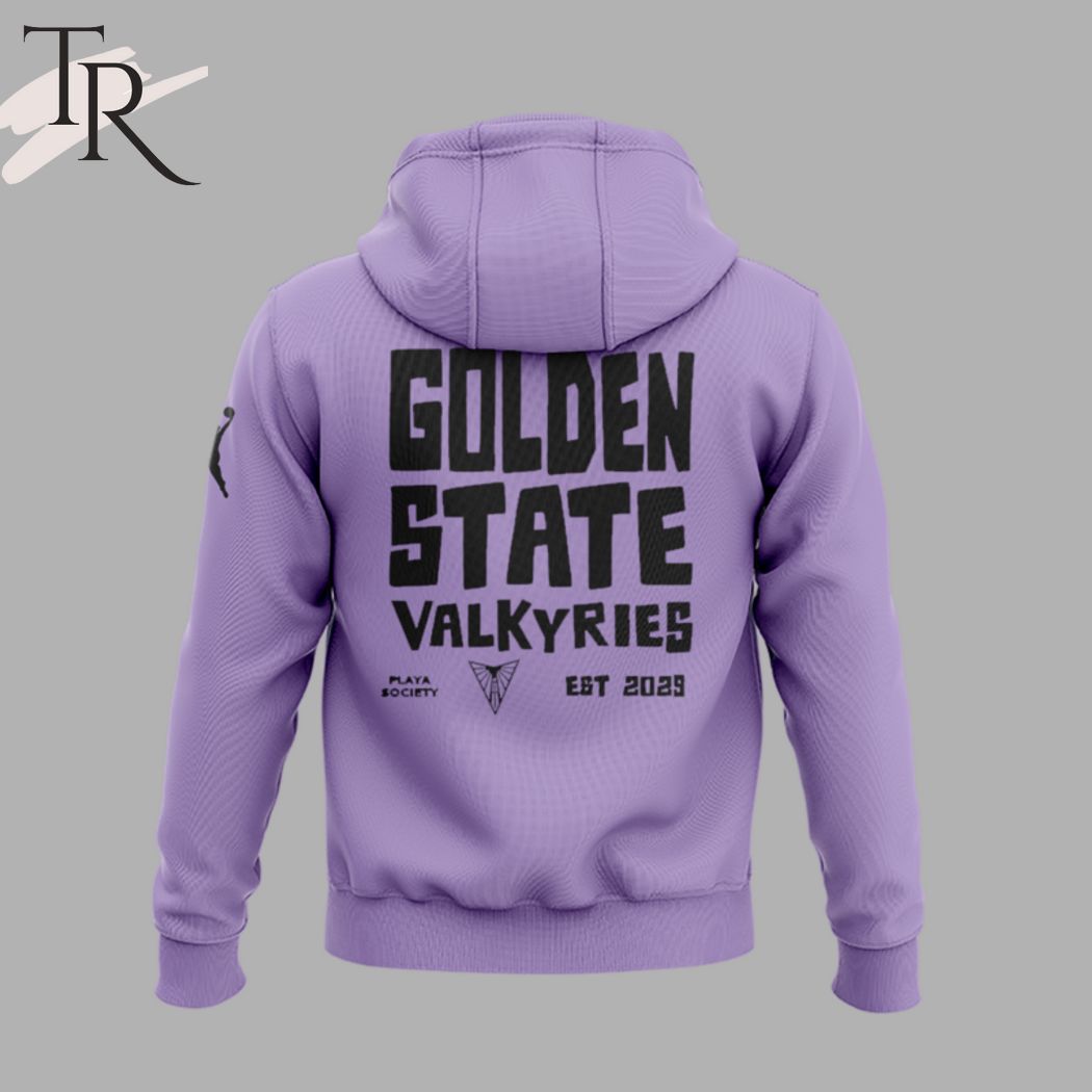 Golden State Valkyries WNBA Playa Society Est 2025 Hoodie - Purple