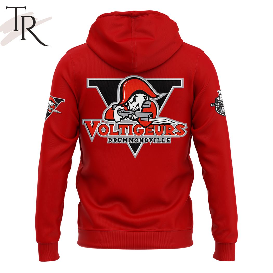 Drummondville Voltigeurs Hockey Champions 2024 Hoodie - Red