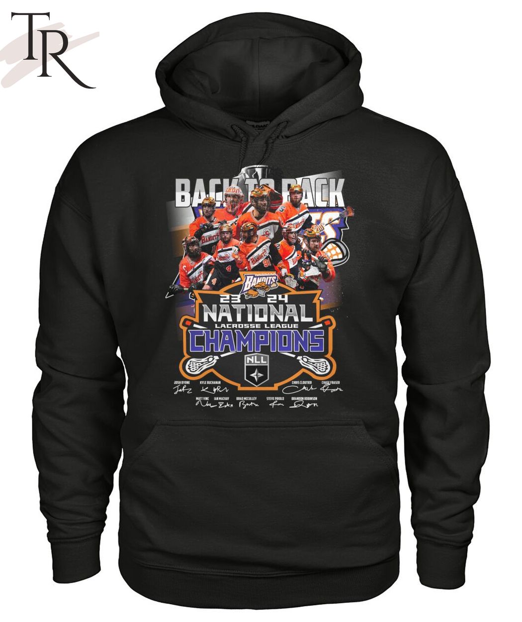 Back To Back Buffalo Bandits 2023-2024 NLL Champions T-Shirt