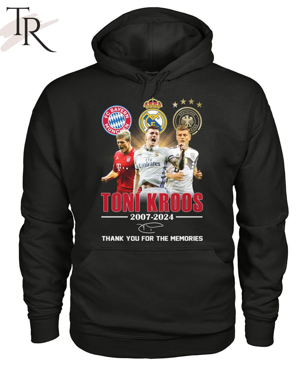 Toni Kroos 2007-2024 Thank You For The Memories T-Shirt