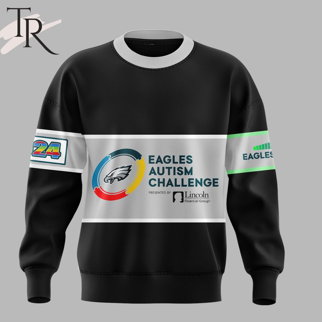 Philadelphia Eagles Jalen Hurts Eagles Autism Challenge Sweater