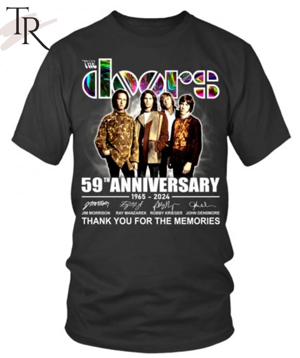 The Doors 59th Anniversary 1965-2024 Thank You For The Memories T-Shirt