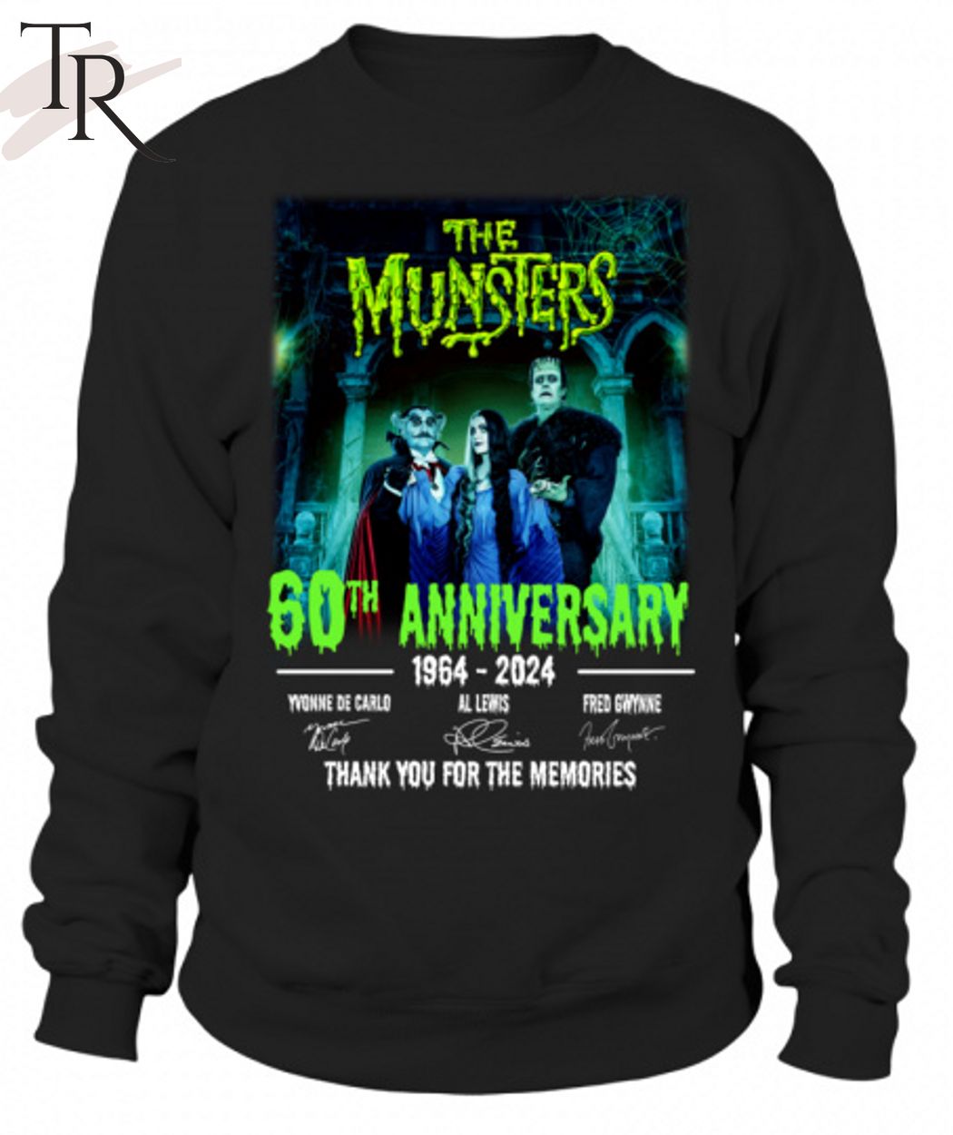 The Munsters 60th Anniversary 1964-2024 Thank You For The Memories T-Shirt