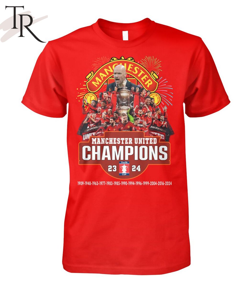 Manchester United FA Cup Champions 23-24 T-Shirt