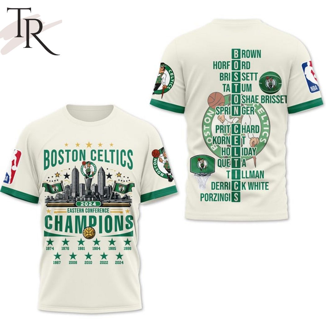 Boston Celtics 2024 Eastern Conference Champions Hoodie - Beige