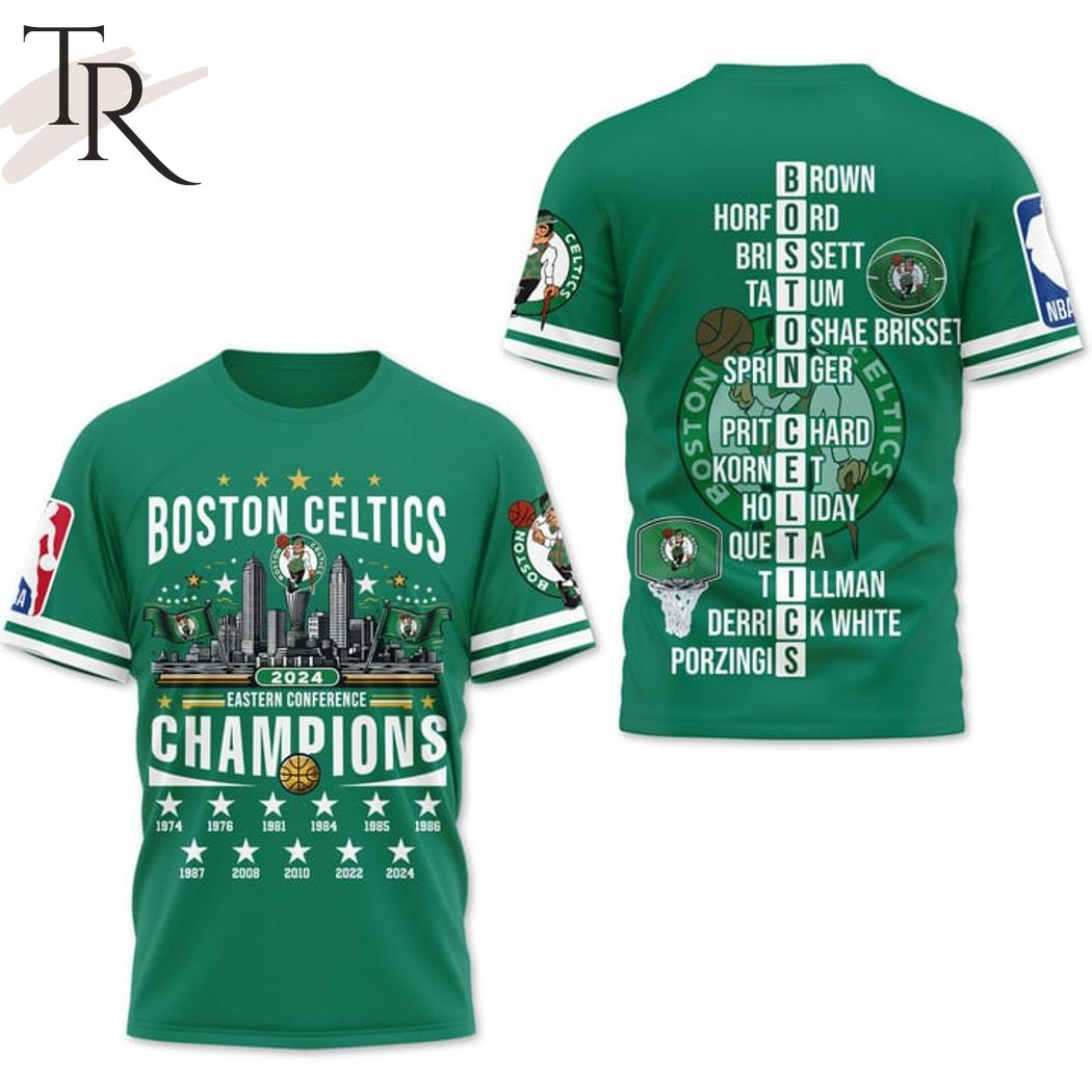 Boston Celtics 2024 Eastern Conference Champions Hoodie - Green