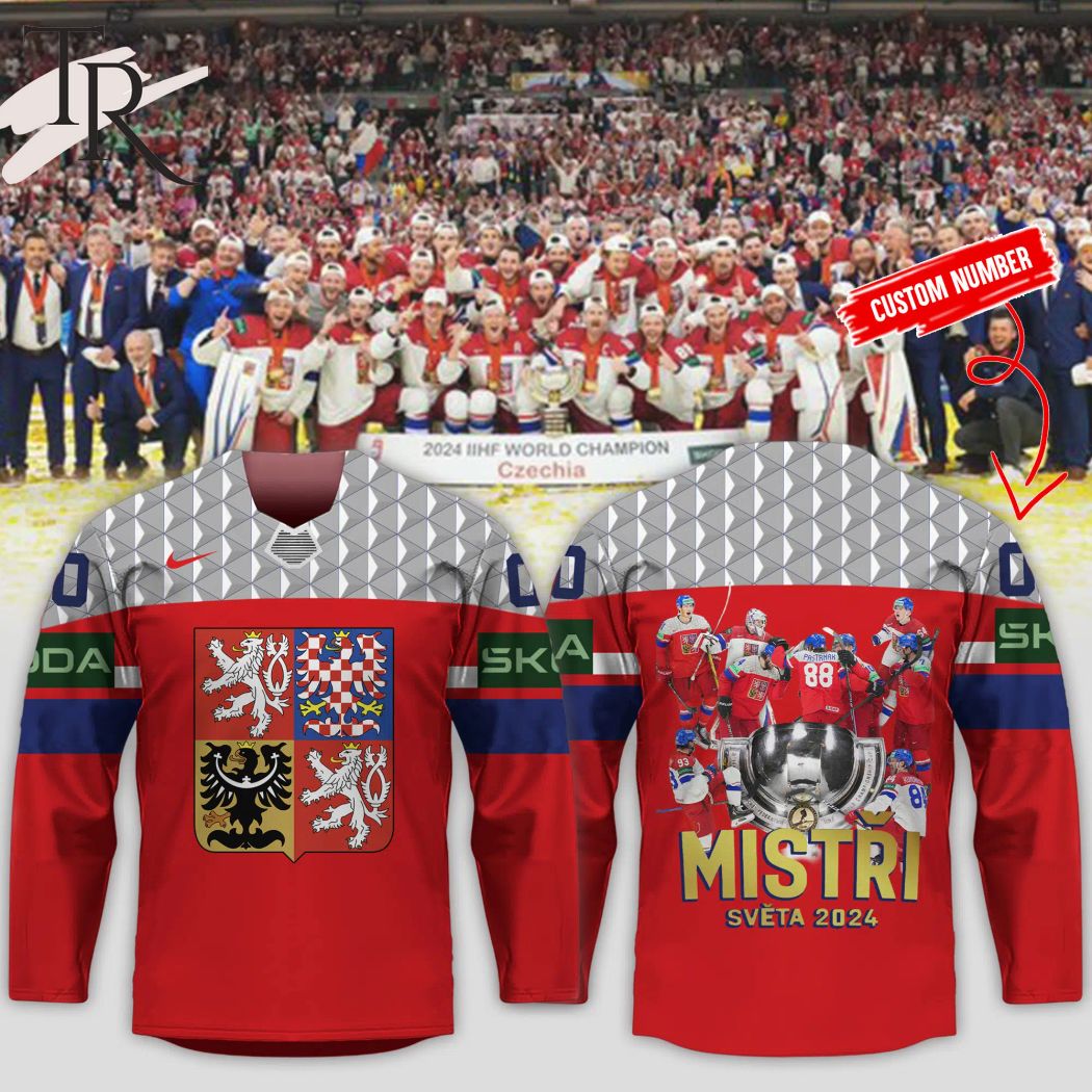 Czech Ice Hockey Association Champions Hoodie - Red