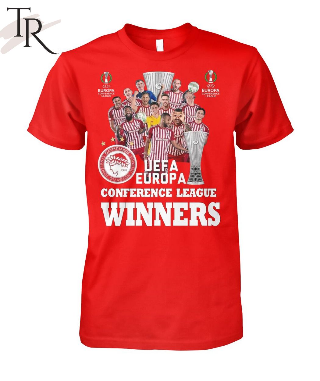Olympiakos F.C. UEFA Europa Conference League Winners T-Shirt