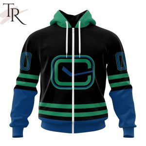 NHL Vancouver Canucks Special Blackout Design Hoodie