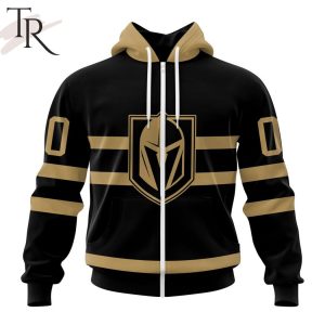 NHL Vegas Golden Knights Special Blackout Design Hoodie