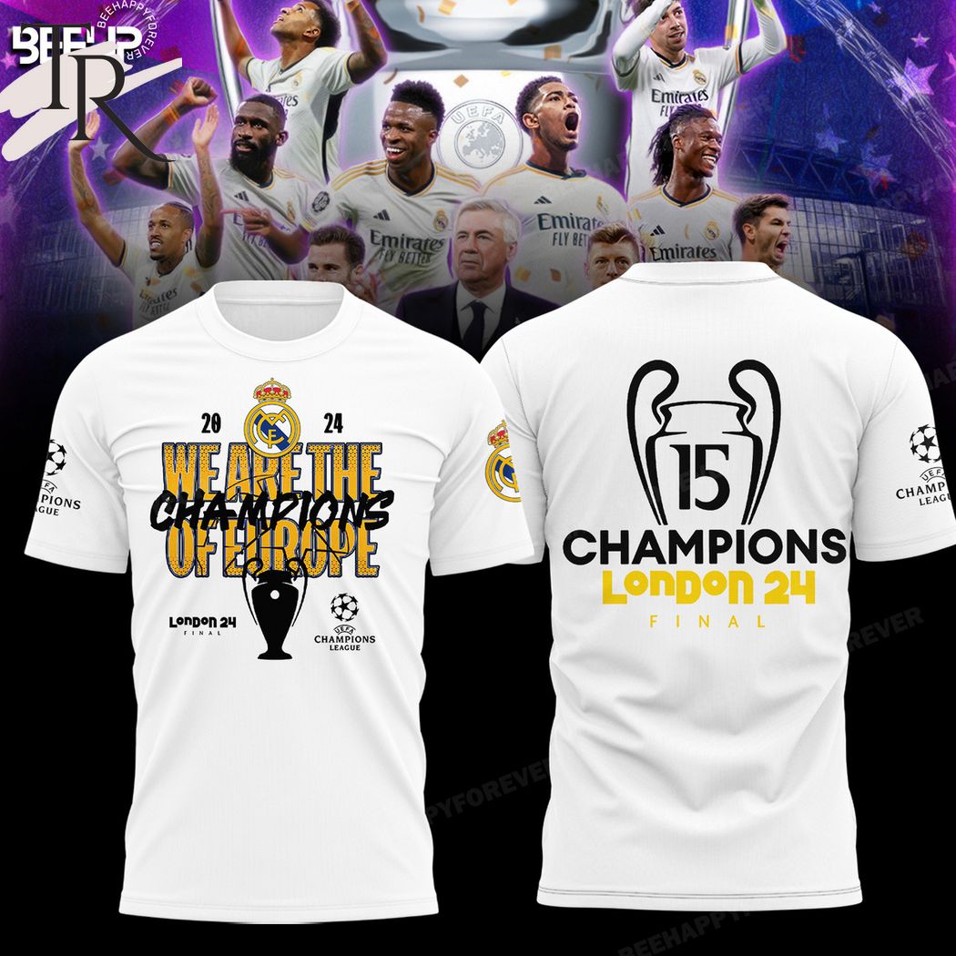 We Are The Champions Of Europe 2024 Real Madrid Hoodie