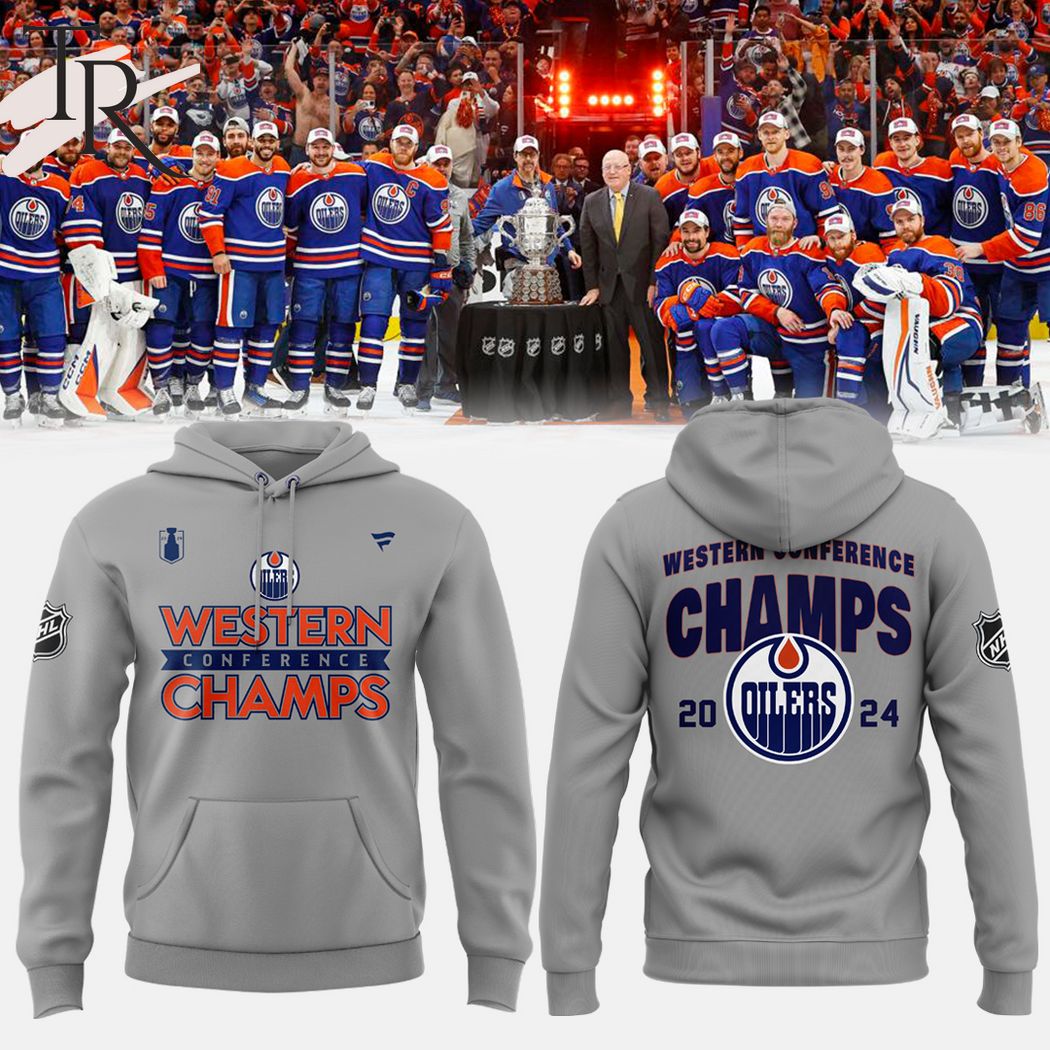 Western Conference Champs 2024 Edmonton Oilers Hoodie