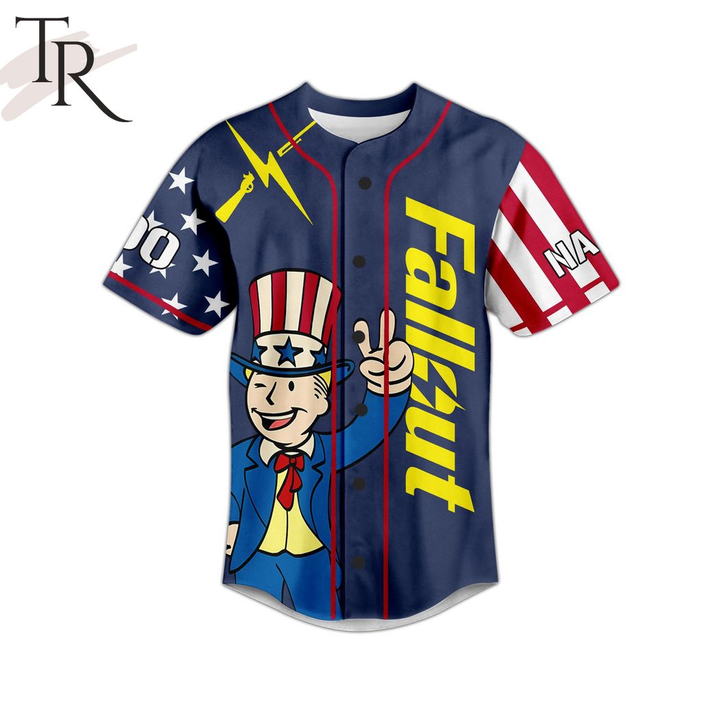 Fallout We're All In This Together Vault-Tec Custom Baseball Jersey