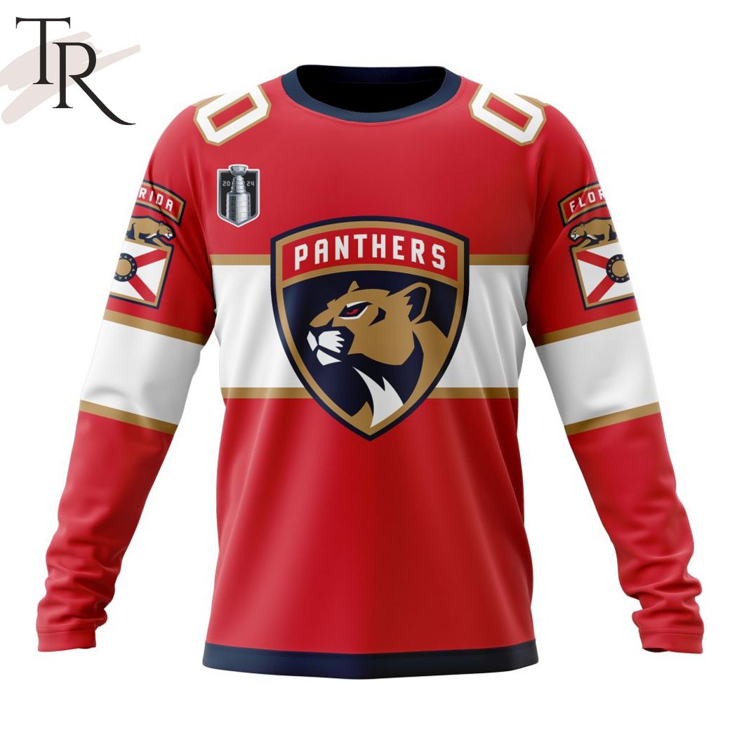 NHL Florida Panthers 2024 Stanley Cup Final Home Kits Hoodie