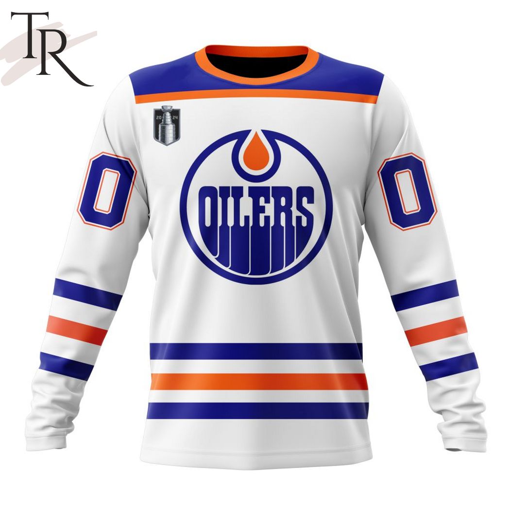 NHL Edmonton Oilers 2024 Stanley Cup Final Away Kits Hoodie