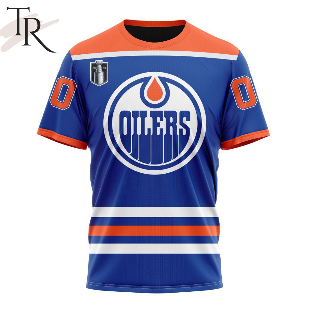 NHL Edmonton Oilers 2024 Stanley Cup Final Home Kits Hoodie