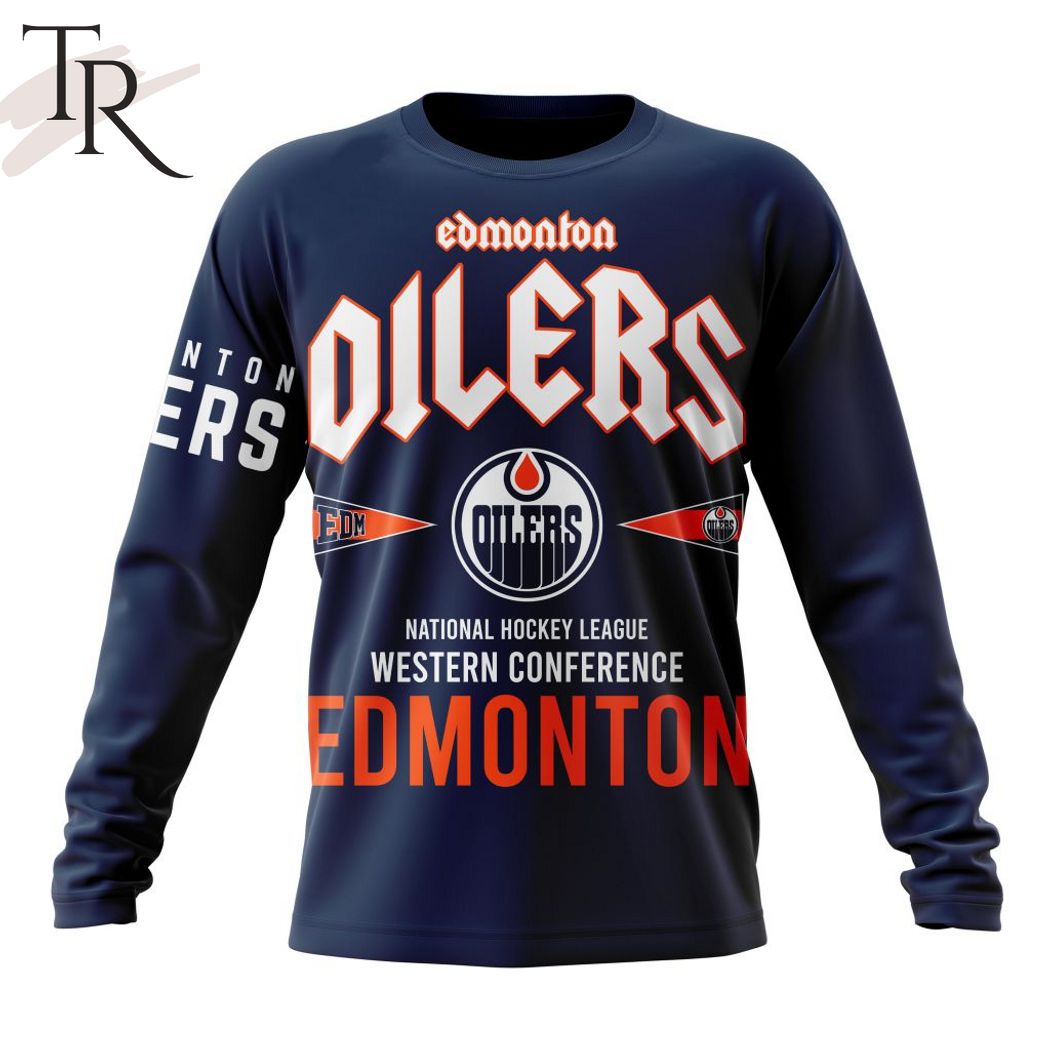 NHL Edmonton Oilers 2024 Western Conference City Tour Hoodie