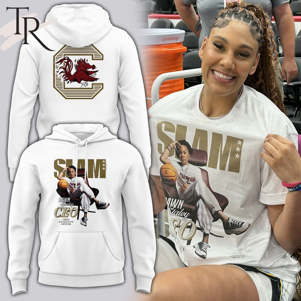 Slam Coach Dawn Staley CEO Chief Excellence Officer Hoodie - White
