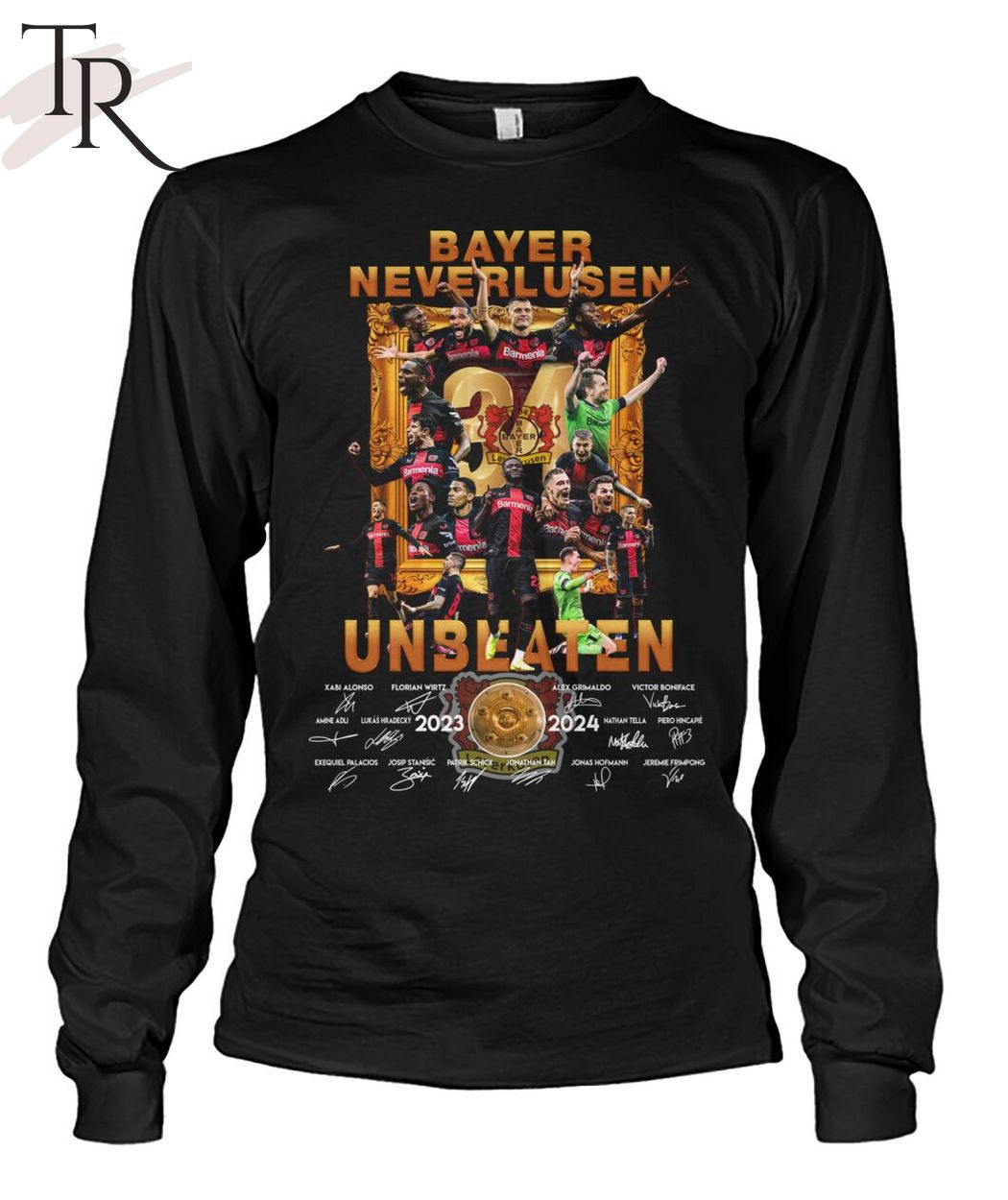 Bayer Neverlusen Unbeaten 2023-2024 T-Shirt