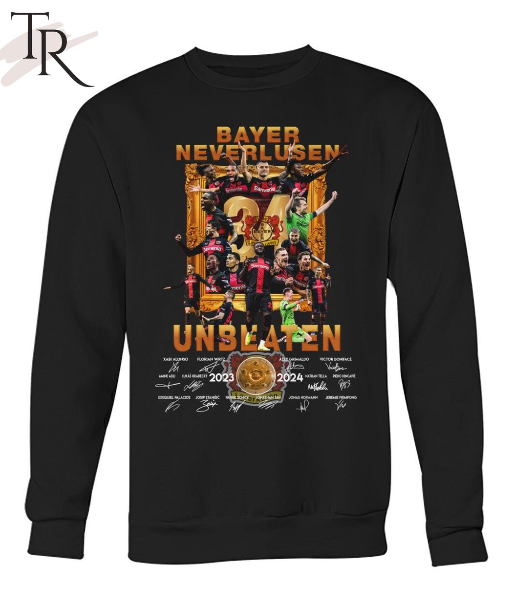Bayer Neverlusen Unbeaten 2023-2024 T-Shirt