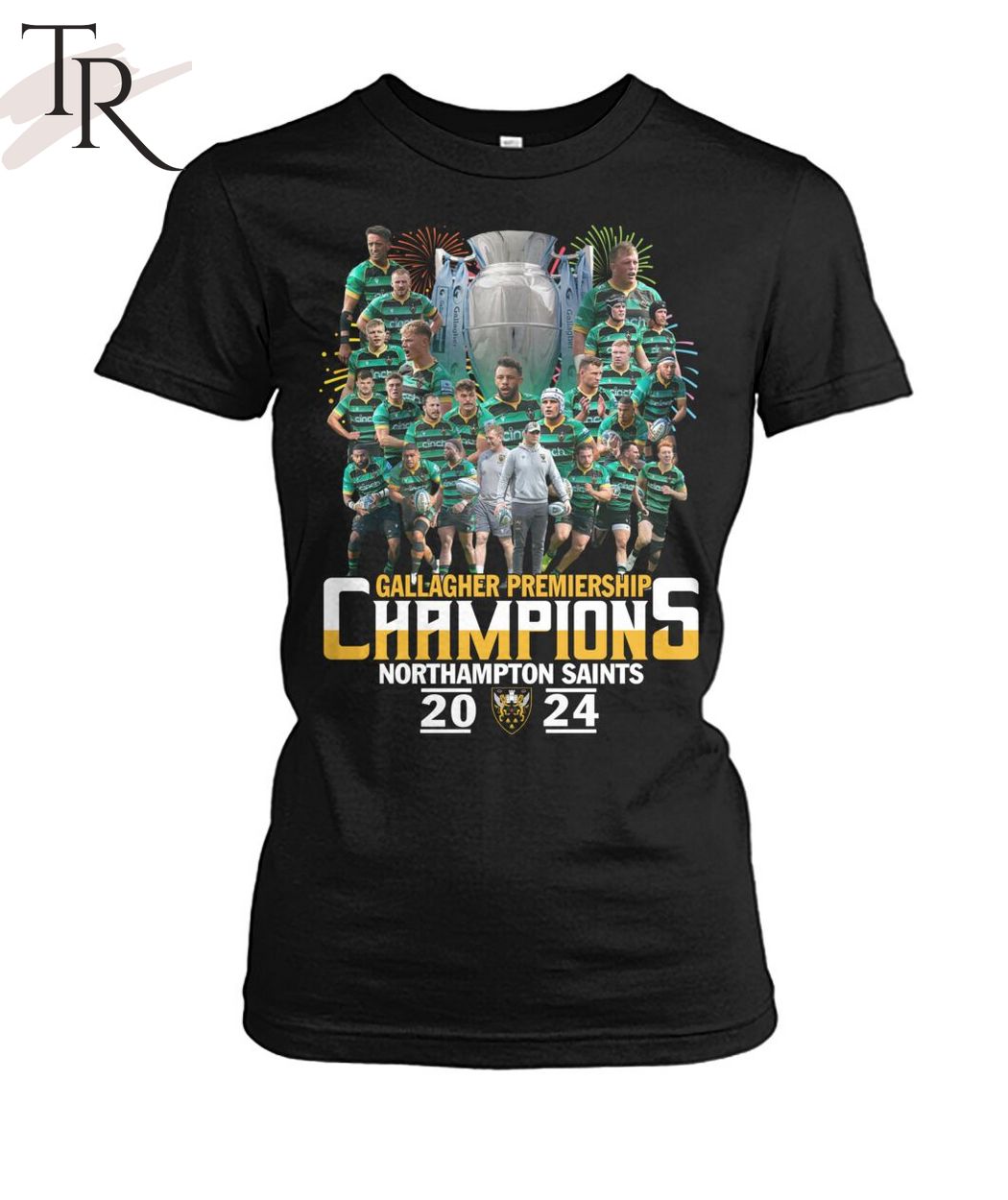 Gallagher Premiership Champions Northampton Saints 2024 T-Shirt