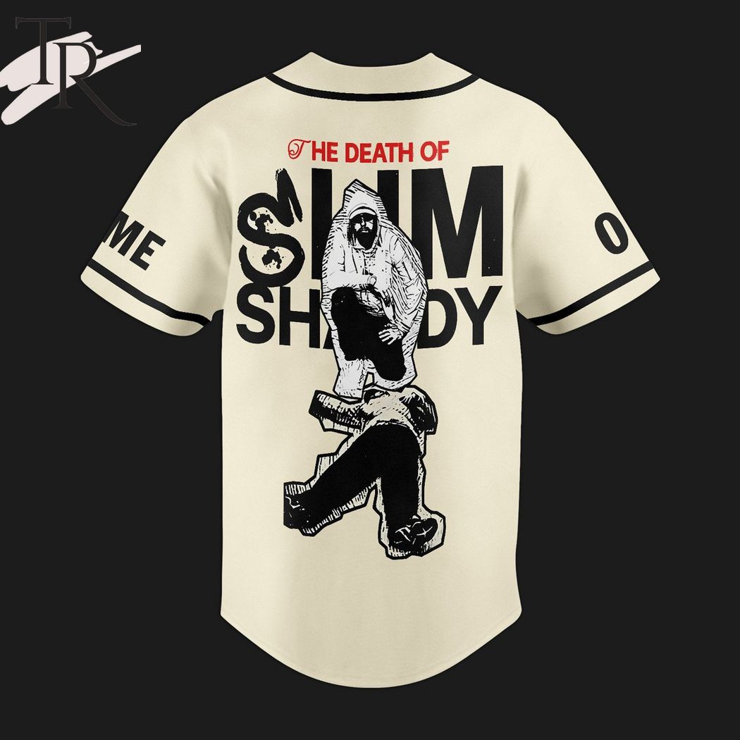 Eminem The Death Of Slim Shady Custom Baseball Jersey