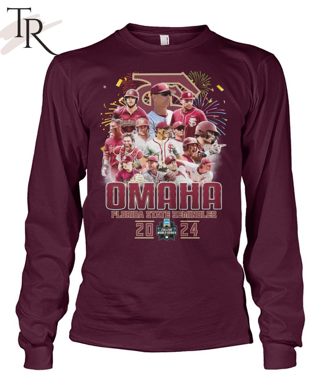 Omaha Florida State Seminoles 2024 College World Series T-Shirt
