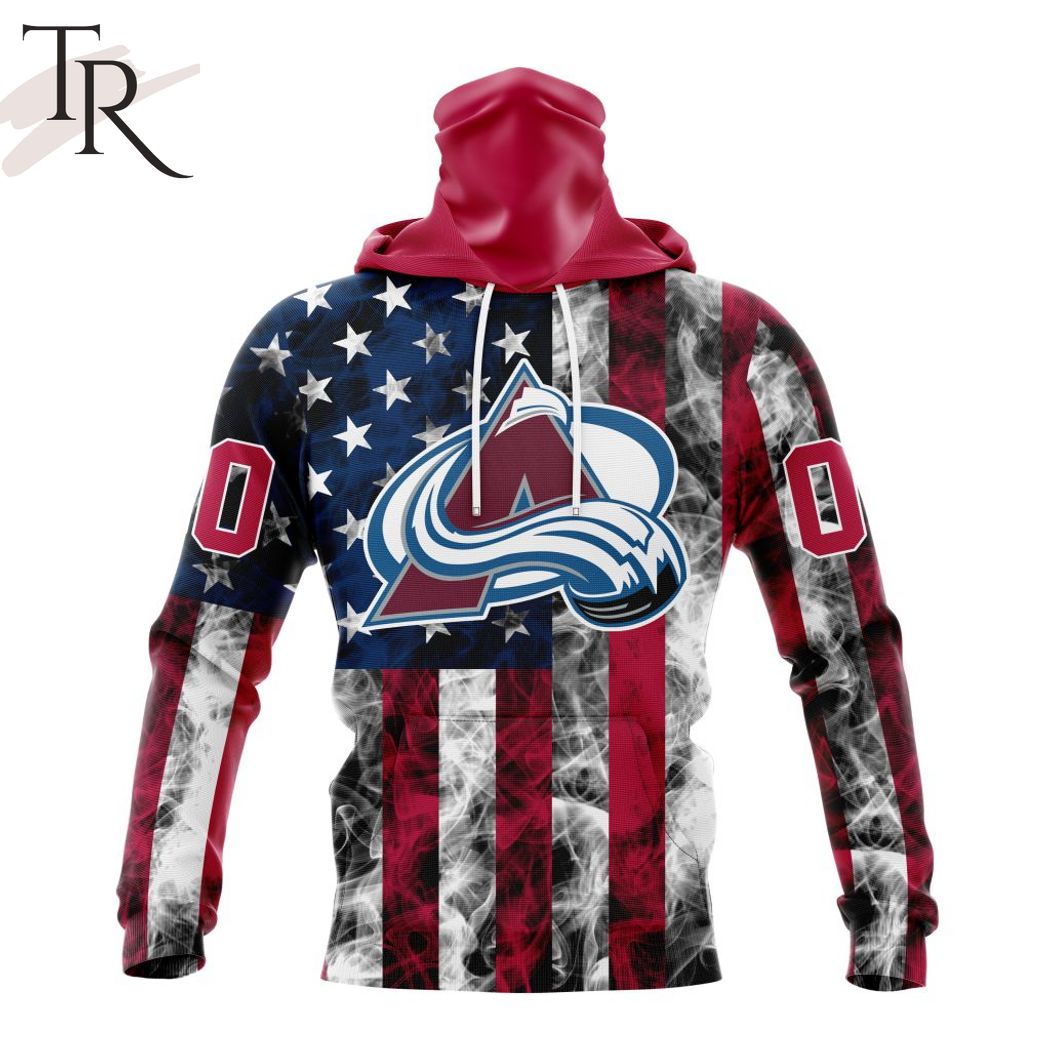 NHL Colorado Avalanche Special Design For Independence Day The Fourth Of July Hoodie