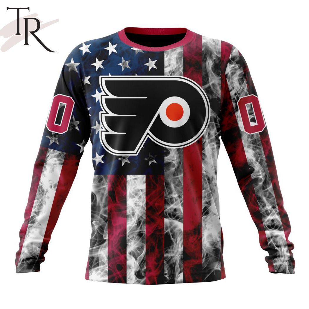 NHL Philadelphia Flyers Special Design For Independence Day The Fourth Of July Hoodie
