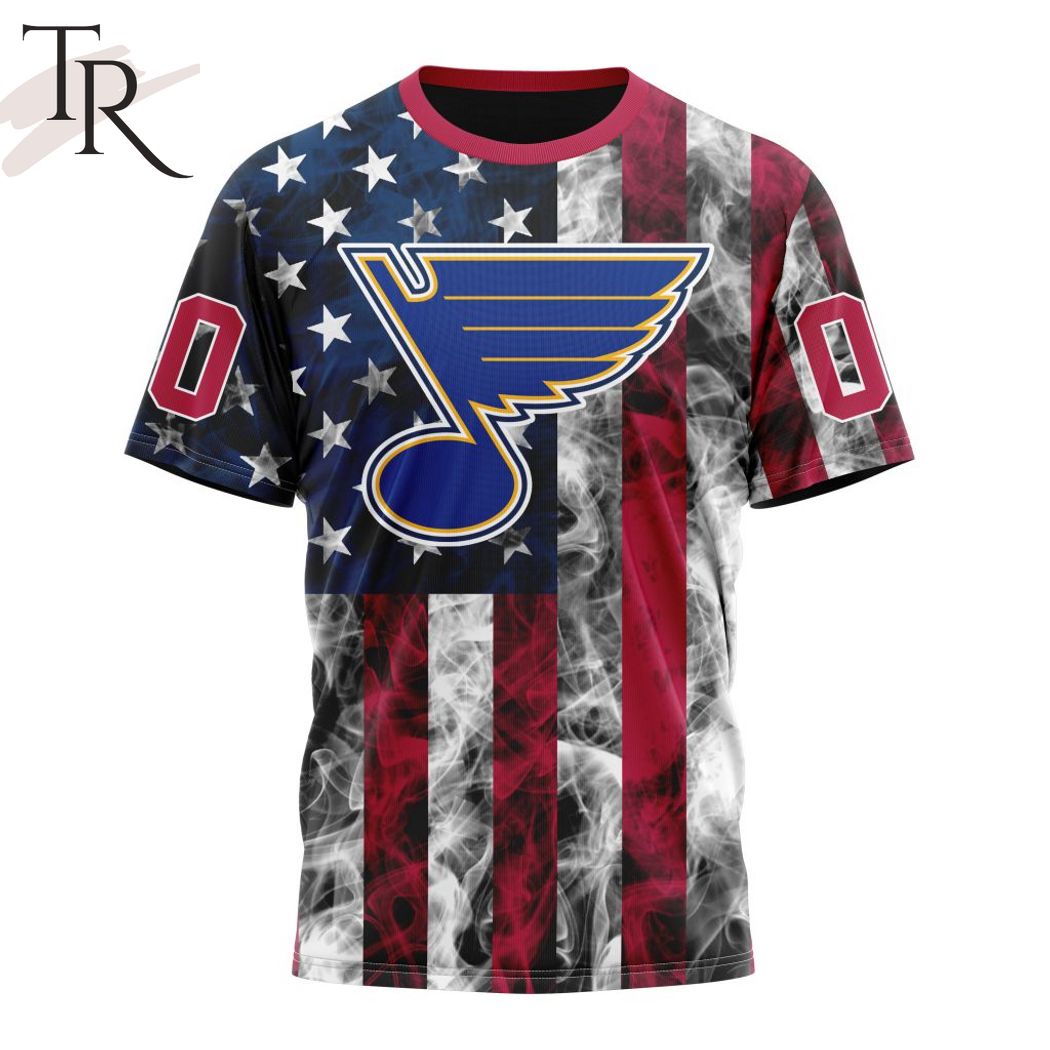 NHL St. Louis Blues Special Design For Independence Day The Fourth Of July Hoodie