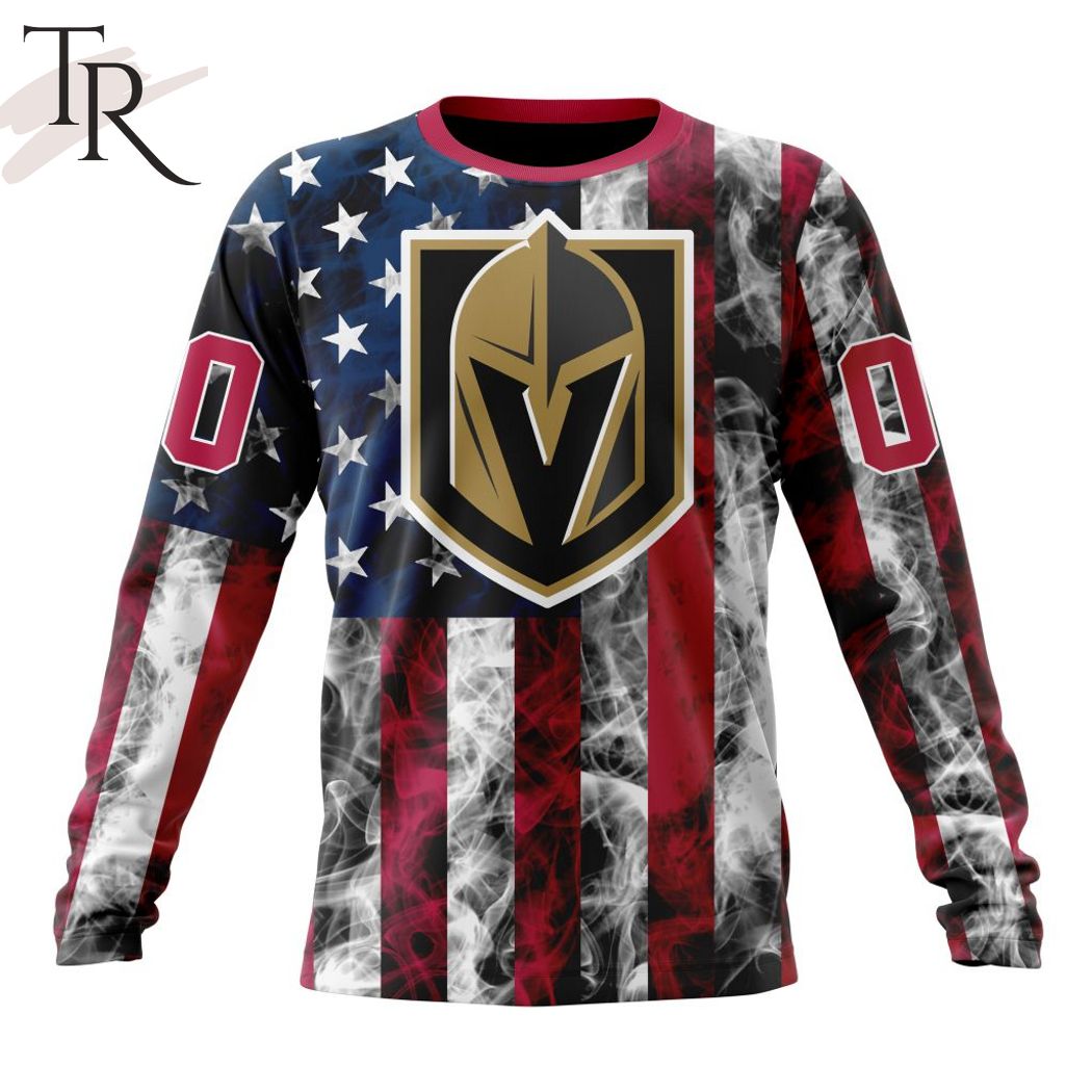 NHL Vegas Golden Knights Special Design For Independence Day The Fourth Of July Hoodie