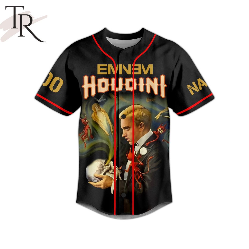 Eminem Houdini Guess Who Back Custom Baseball Jersey