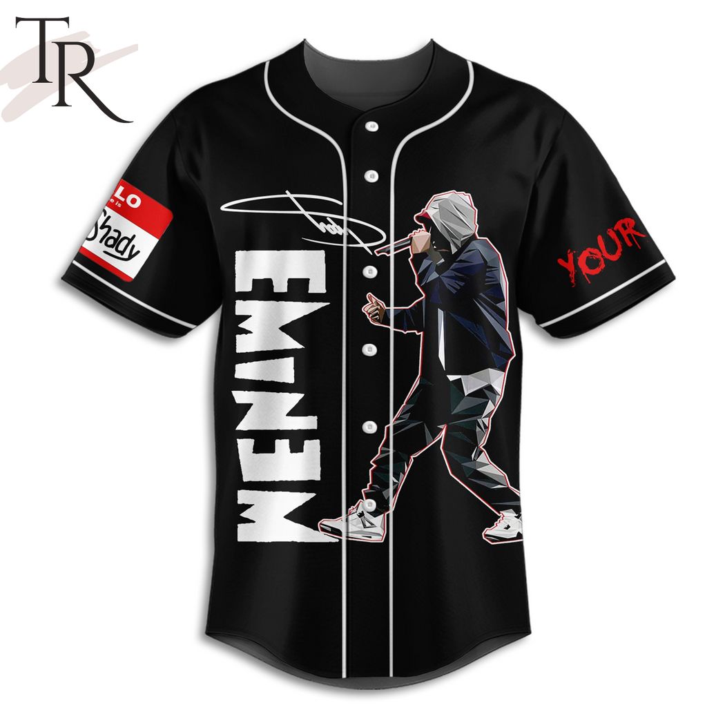 Knock Knock Let The Devil In Eminem Custom Baseball Jersey