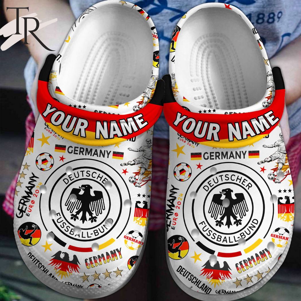 Custom Name Germany Euro 2024 Deutscher Fussball-Bund Crocs