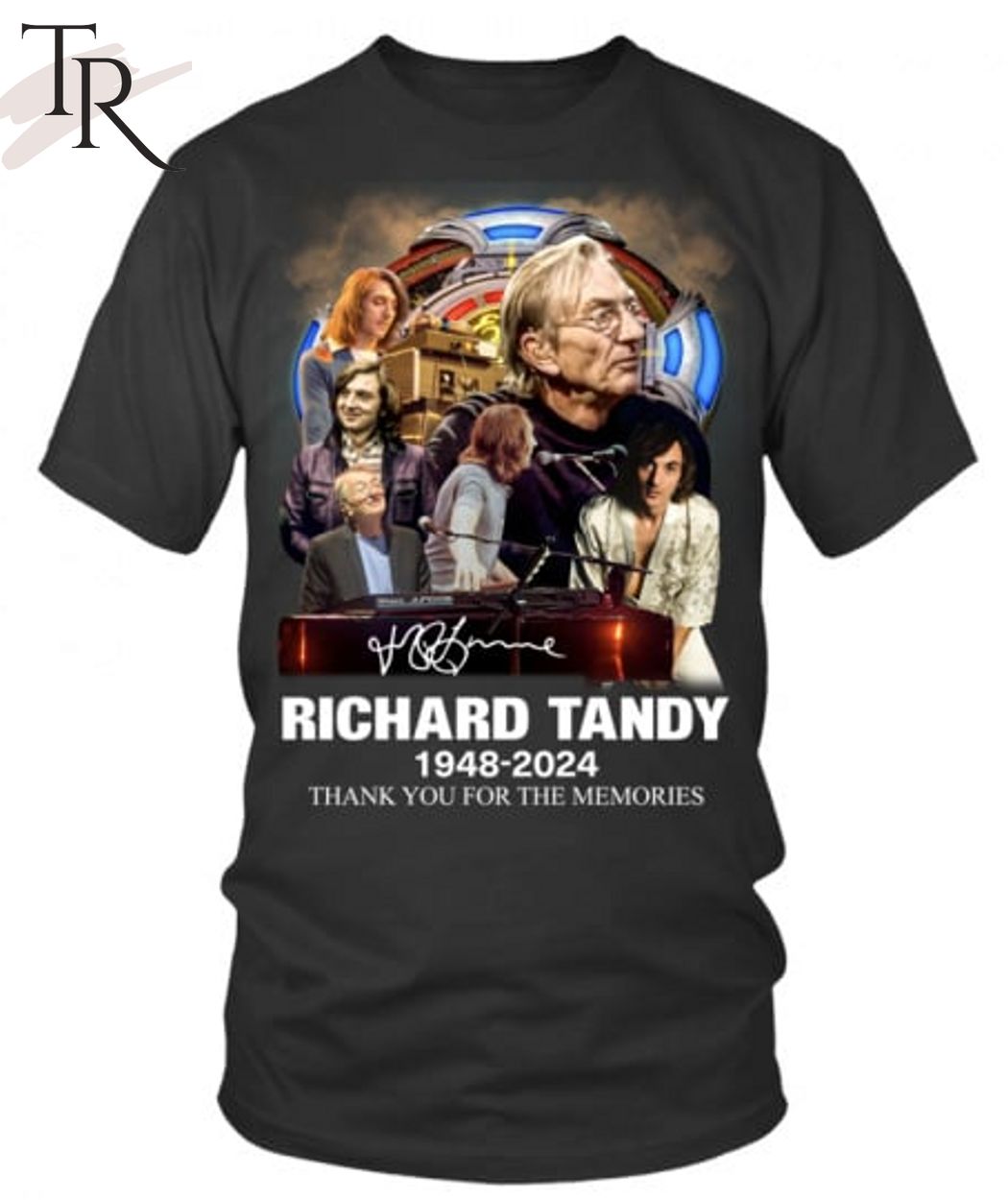 Richard Tandy 1948-2024 Thank You For The Memories T-Shirt