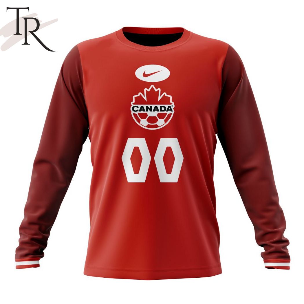 Canada National Soccer Team Personalized 2024 Home Kits Hoodie