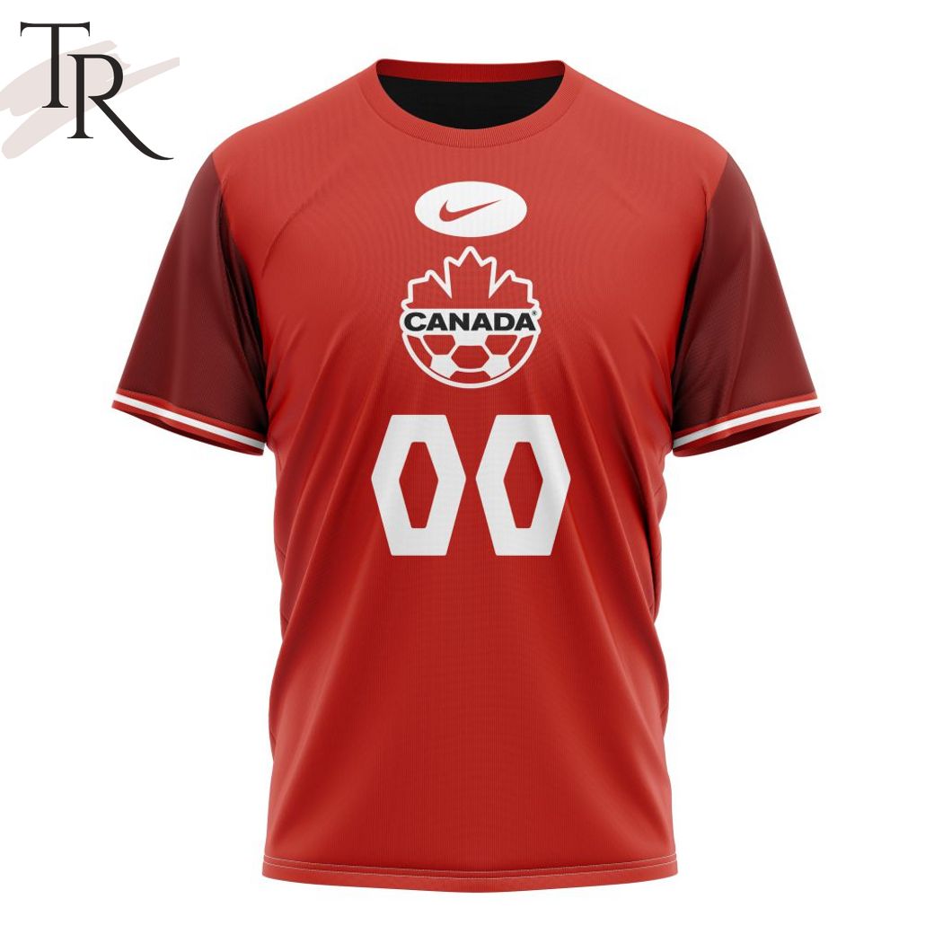 Canada National Soccer Team Personalized 2024 Home Kits Hoodie