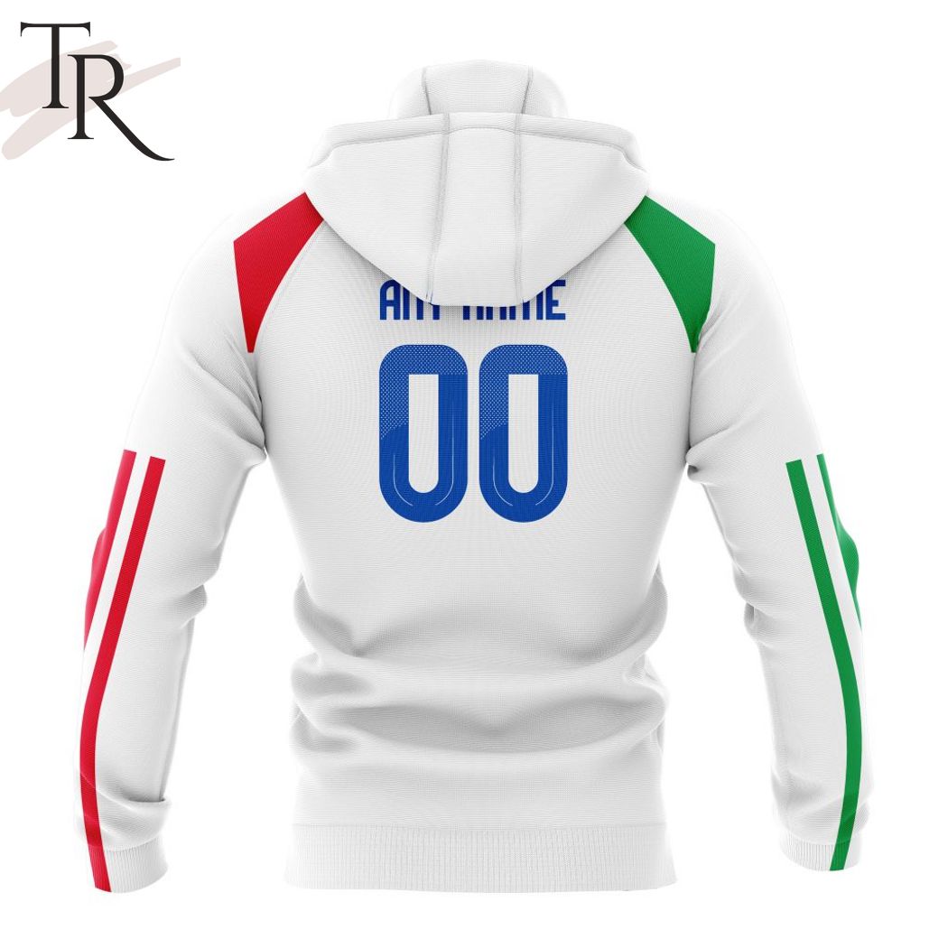 Italy National Football Team Personalized 2024 Away Kits Hoodie