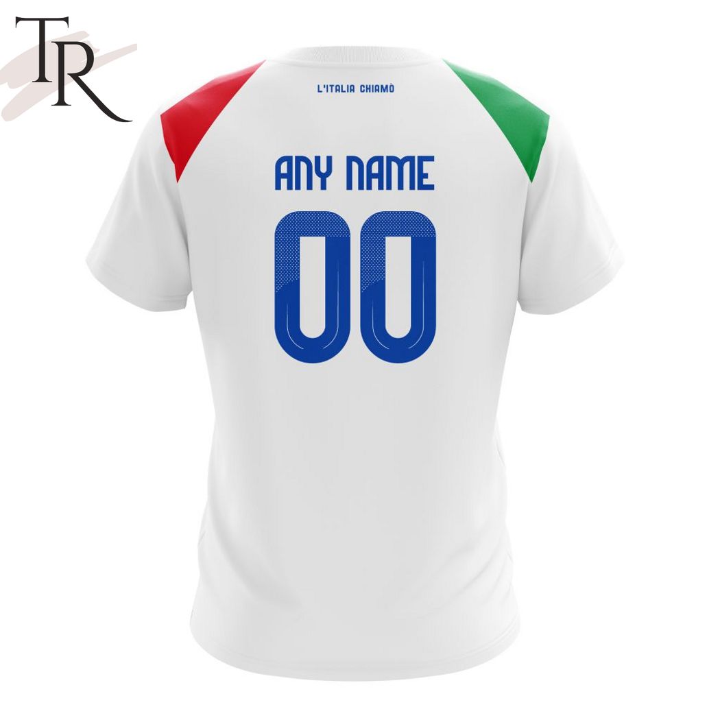 Italy National Football Team Personalized 2024 Away Kits Hoodie