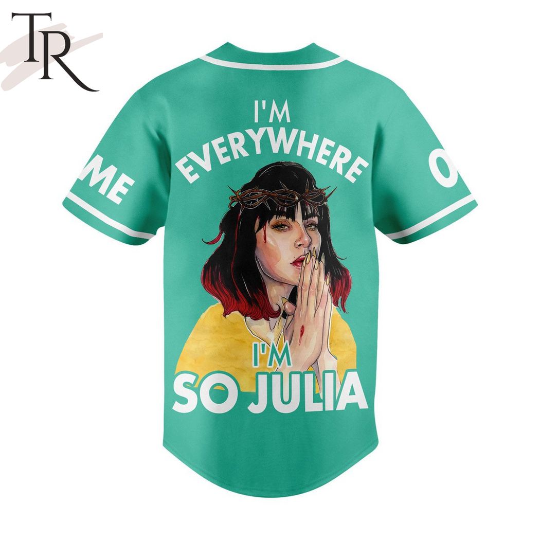 Charli XCX I'm Everywhere I'm So Julia Custom Baseball Jersey